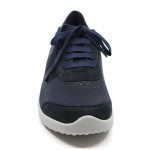 Solidus sneaker blauw nubuck / stretch 60528 K